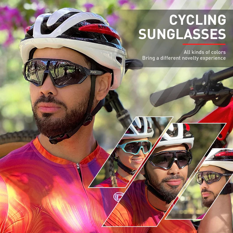 Photochromic Cycling Sunglasses Outdoor Sports Running Drving Glasses Road MTB Bicycle Goggles UV400 Safety Bike Eyewear