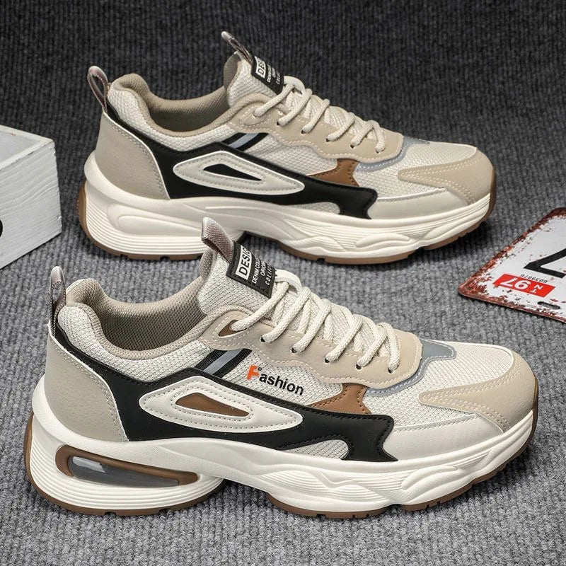2025 Trendy Sneakers for Men Shoes Summer Outdoor Wear-Resistant Casual Sports Skateboard Shoes Fashion Breathable Shoes
