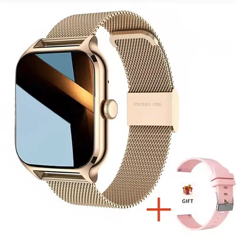 2025 Smart Watch For Men Women 2.01" Full Touch Screen Heart Rate Tracker Bluetooth Call Waterproof Sport Smartwatch Android IOS