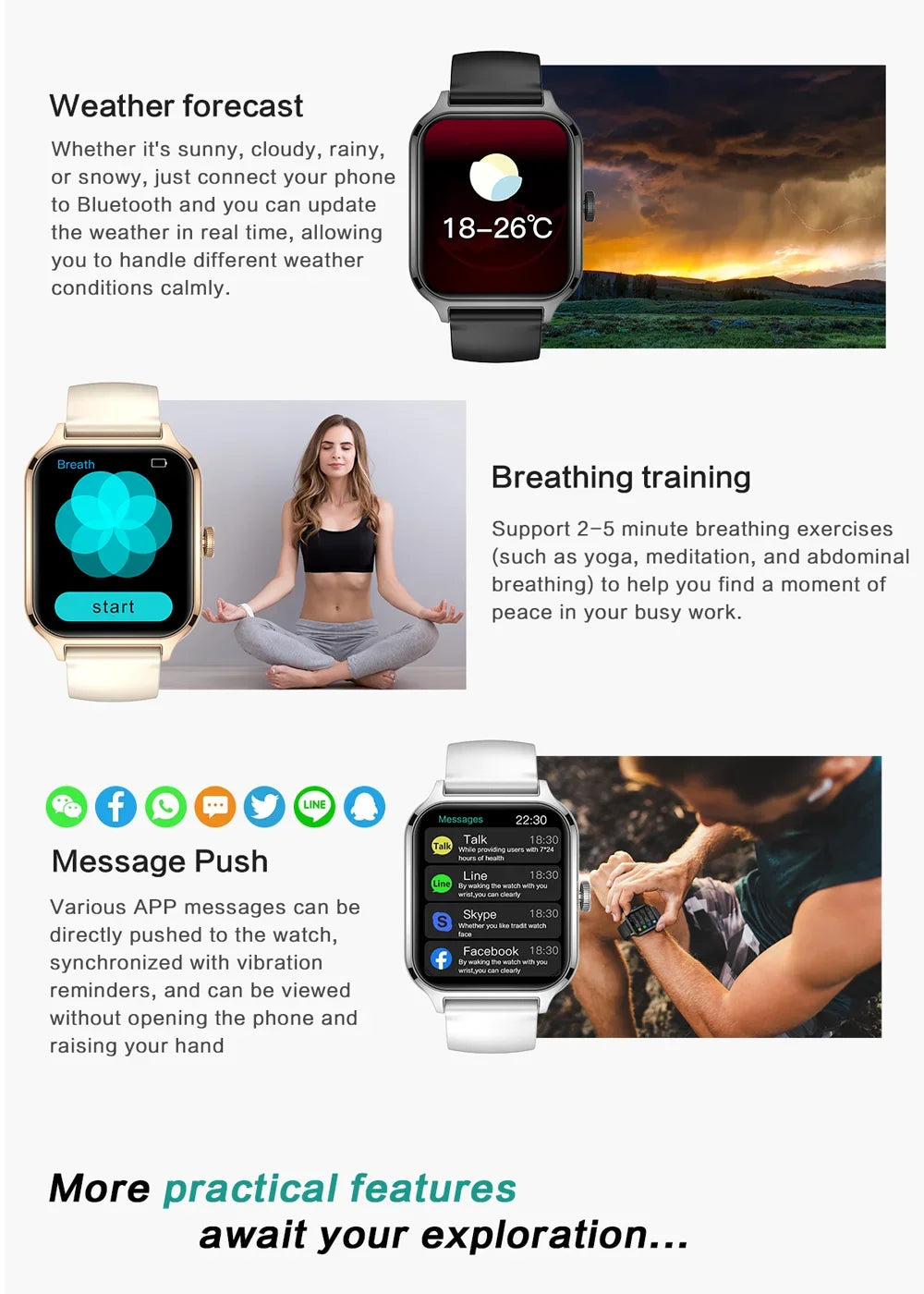 2025 Smart Watch For Men Women 2.01" Full Touch Screen Heart Rate Tracker Bluetooth Call Waterproof Sport Smartwatch Android IOS