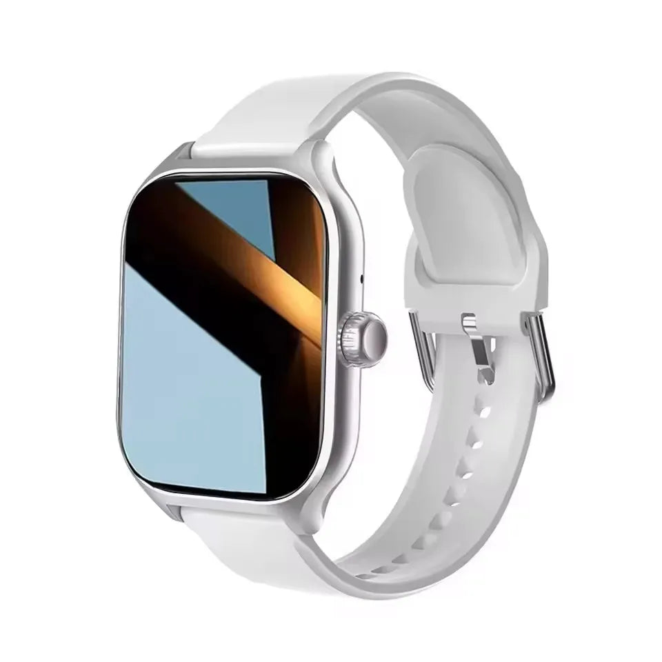 2025 Smart Watch For Men Women 2.01" Full Touch Screen Heart Rate Tracker Bluetooth Call Waterproof Sport Smartwatch Android IOS