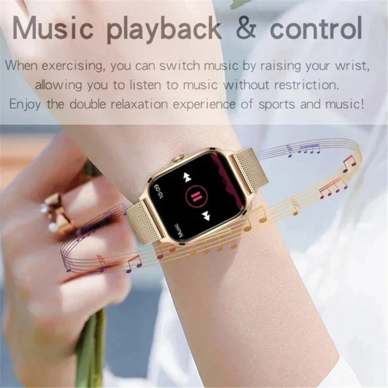 2025 Smart Watch For Men Women 2.01" Full Touch Screen Heart Rate Tracker Bluetooth Call Waterproof Sport Smartwatch Android IOS