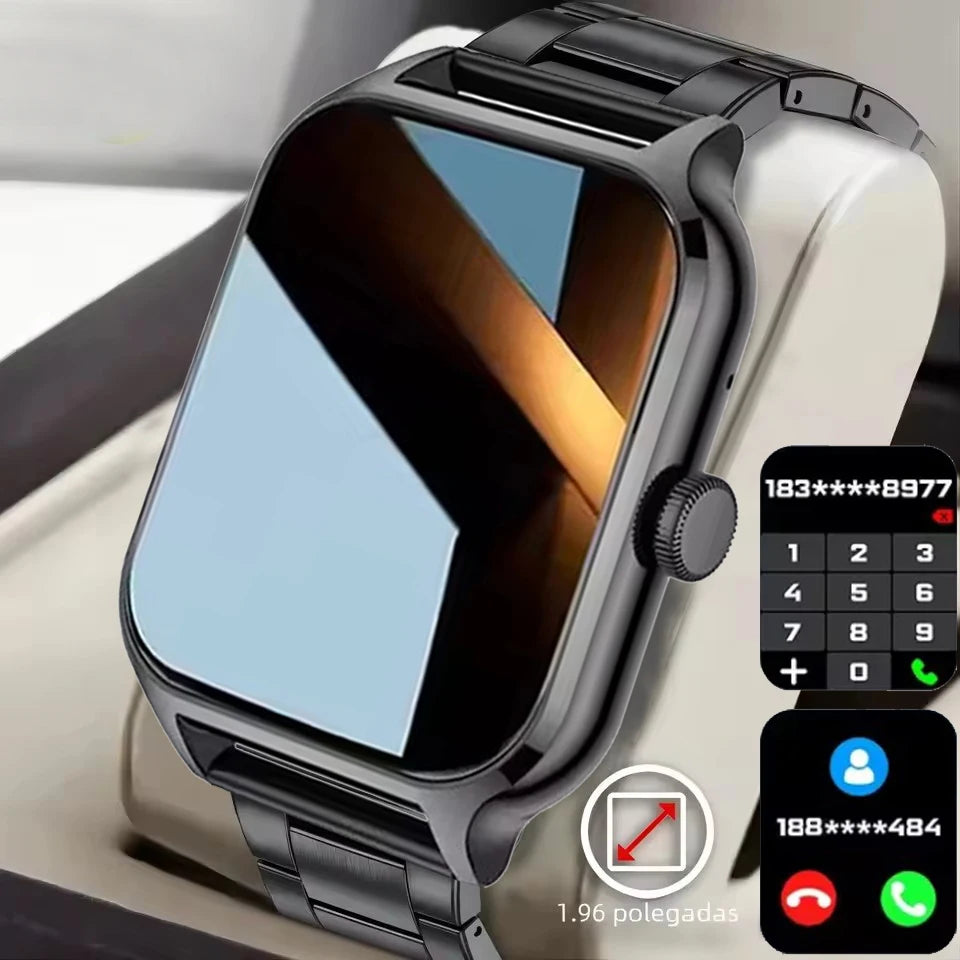 2025 Smart Watch For Men Women 2.01" Full Touch Screen Heart Rate Tracker Bluetooth Call Waterproof Sport Smartwatch Android IOS