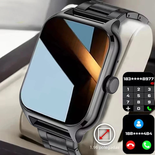 2025 Smart Watch For Men Women 2.01" Full Touch Screen Heart Rate Tracker Bluetooth Call Waterproof Sport Smartwatch Android IOS