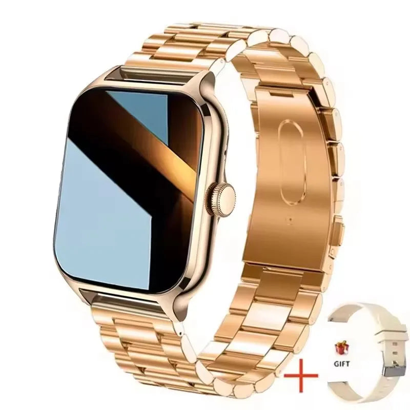 2025 Smart Watch For Men Women 2.01" Full Touch Screen Heart Rate Tracker Bluetooth Call Waterproof Sport Smartwatch Android IOS